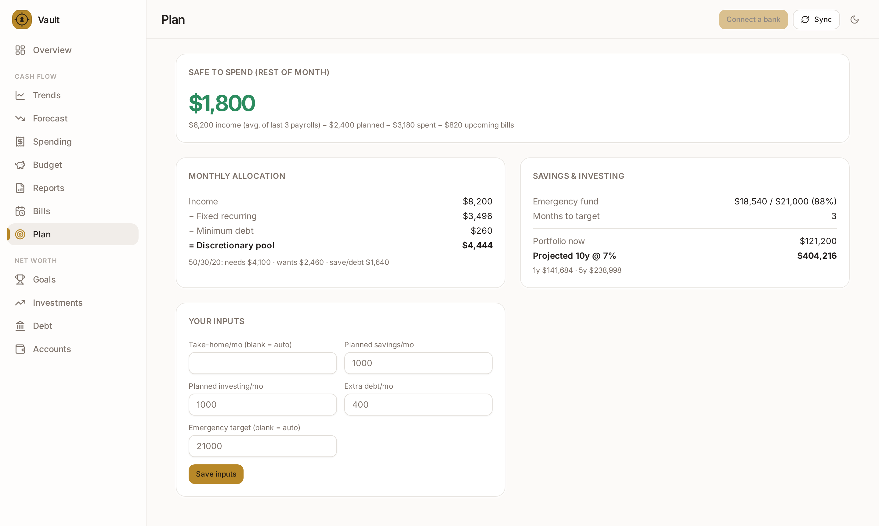 Debt-payoff planner: avalanche/snowball simulation